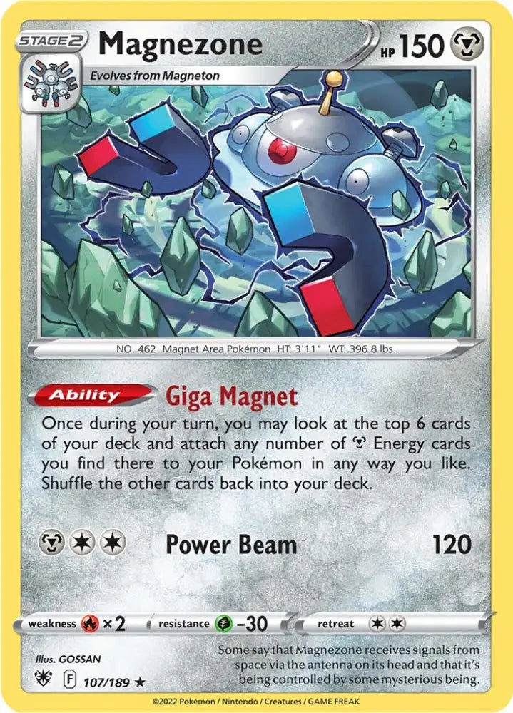 Magnezone (107/189) [Sword & Shield: Astral Radiance] - Pokemon Single