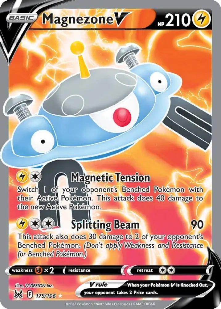 Magnezone V (175/196) [Sword & Shield: Lost Origin] - Pokemon Single