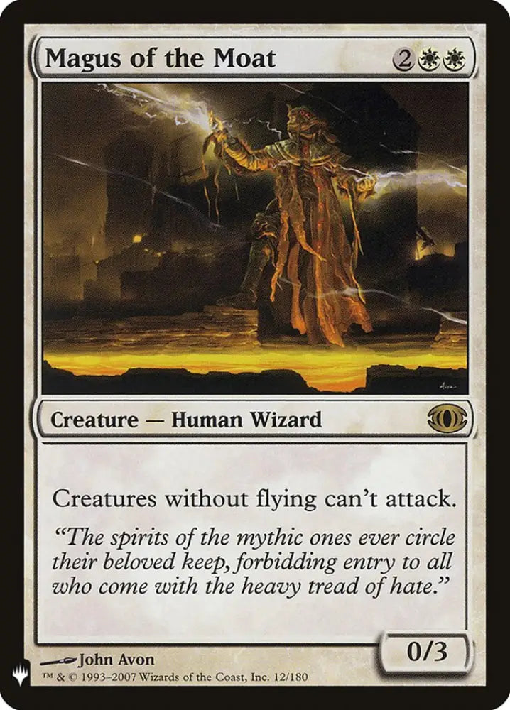 Magus of the Moat [Mystery Booster] - MTG Single