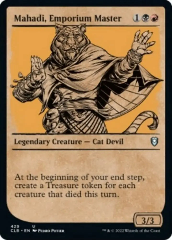 Mahadi Emporium Master (Showcase) [Commander Legends: Battle for Baldur’s Gate] - MTG Single