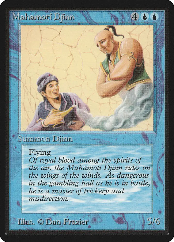Mahamoti Djinn [Beta Edition] - MTG Single