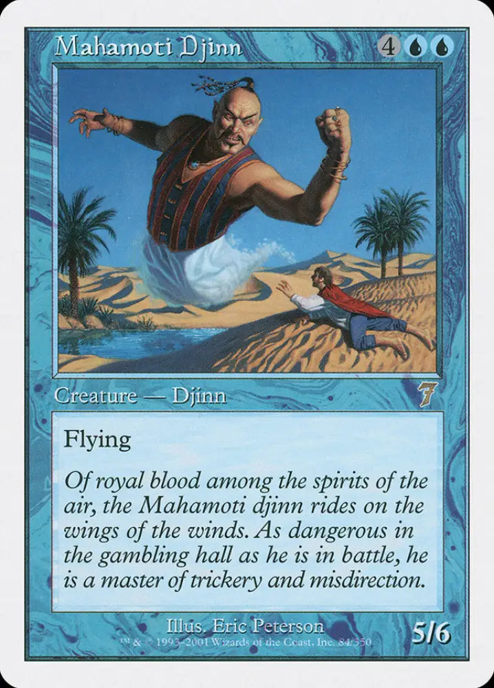 Mahamoti Djinn [Seventh Edition] - MTG Single