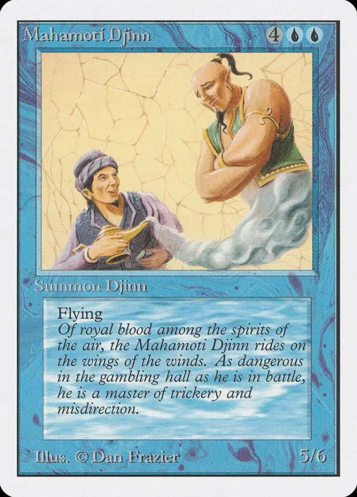 Mahamoti Djinn [Unlimited Edition] - MTG Single