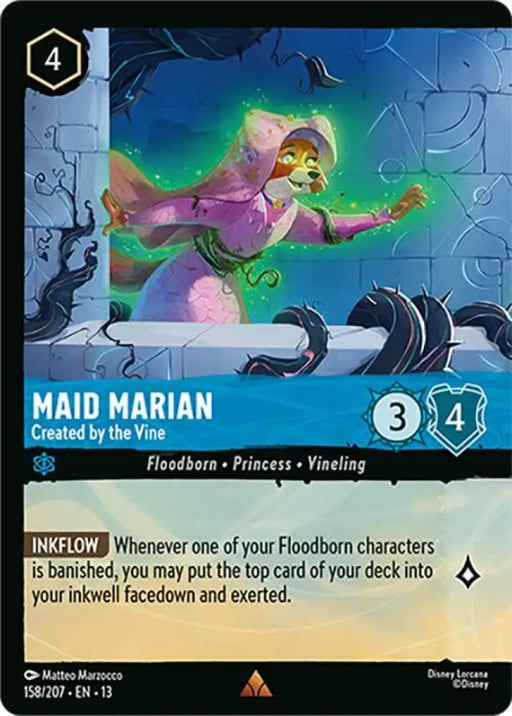Maid Marian - Created by the Vine (Foil) (158/204) [Attack of the Vine!]