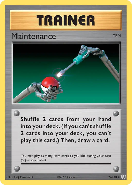 Maintenance (79/108) [XY: Evolutions] - Pokemon Single