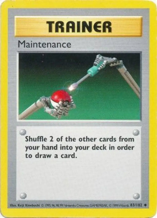 Maintenance (83/102) [Base Set Shadowless Unlimited] - Pokemon Single