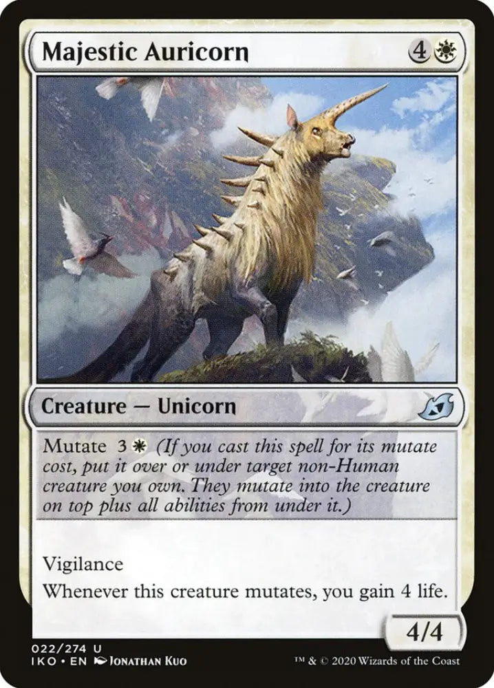 Majestic Auricorn [Ikoria: Lair of Behemoths] - MTG Single