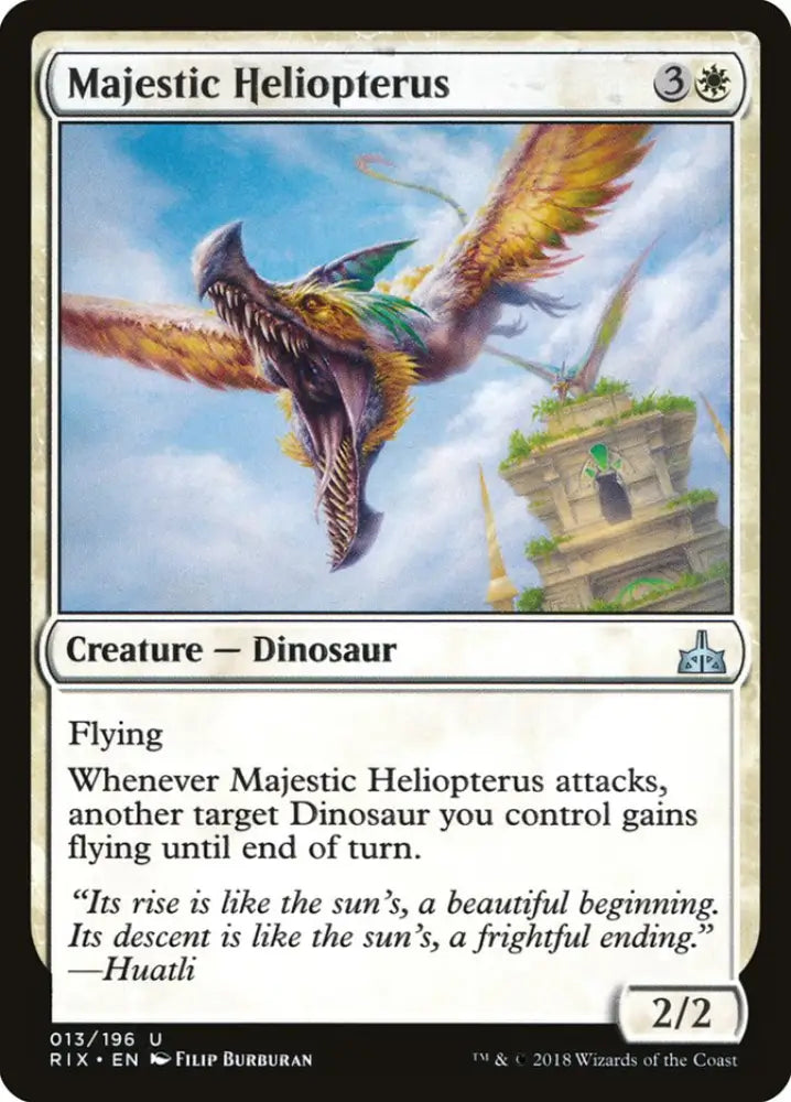 Majestic Heliopterus [Rivals of Ixalan] - MTG Single