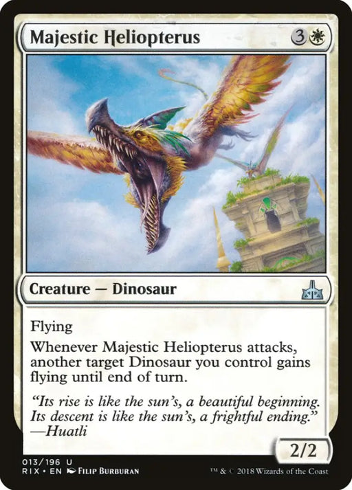 Majestic Heliopterus [Rivals of Ixalan] - MTG Single