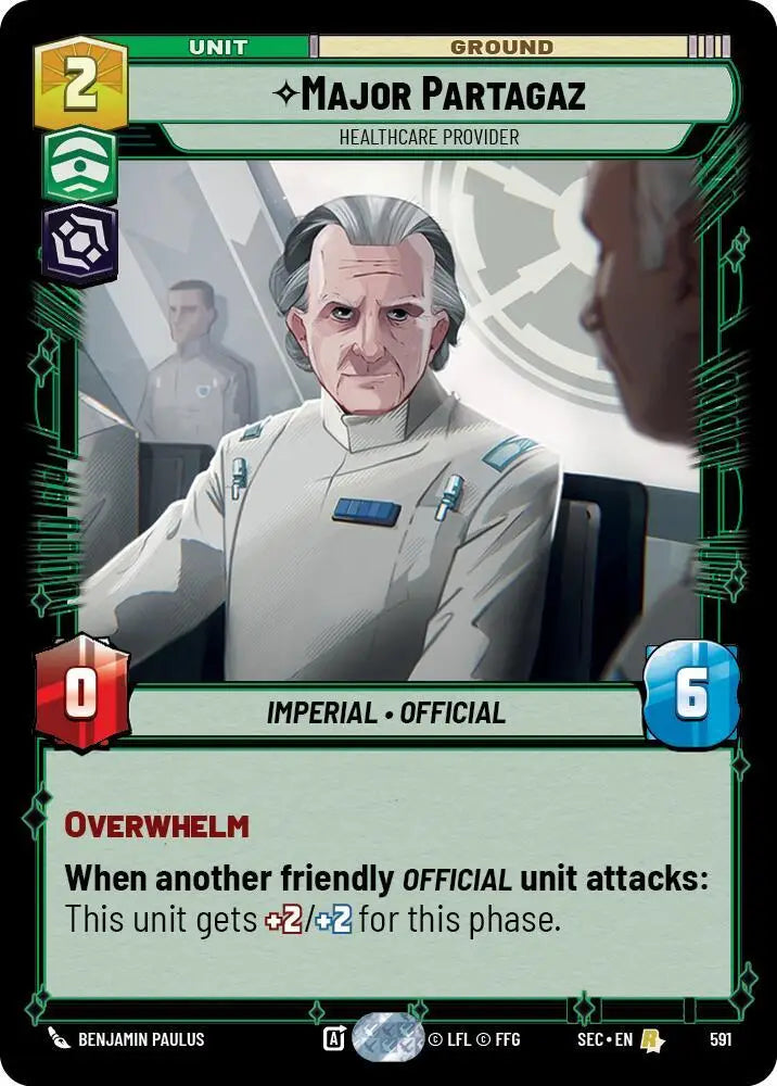 Major Partagaz - Healthcare Provider (Foil) (591) [Secrets of Power]