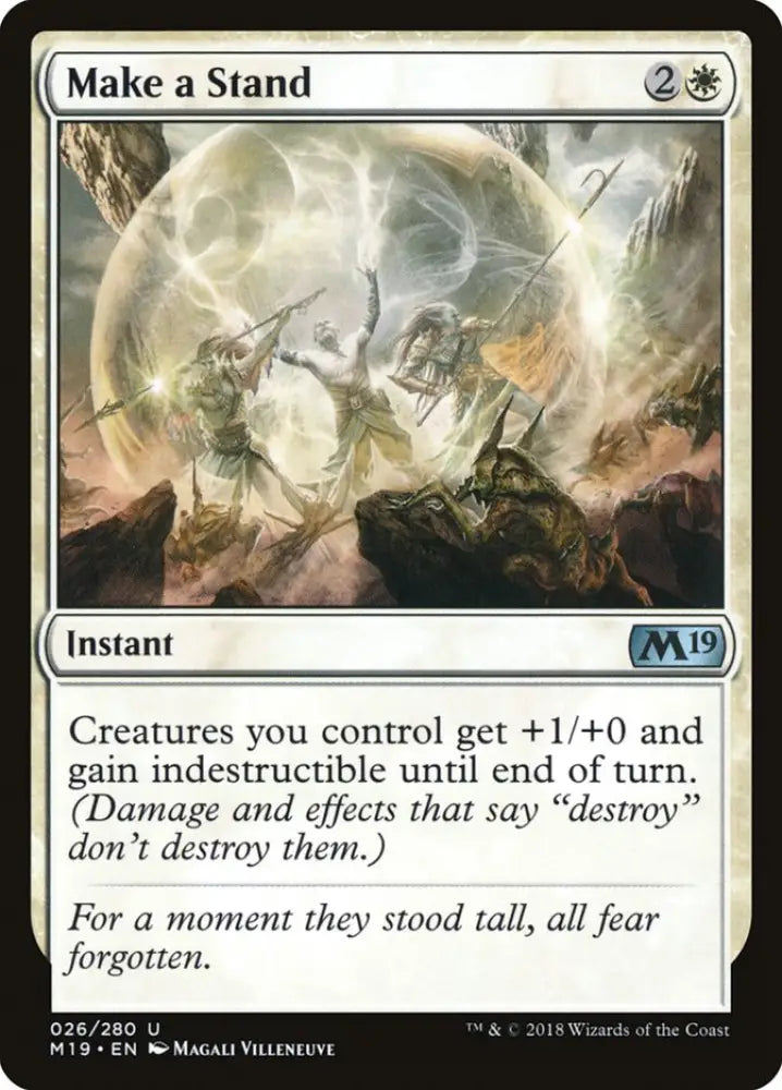 Make a Stand [Core Set 2019] - MTG Single