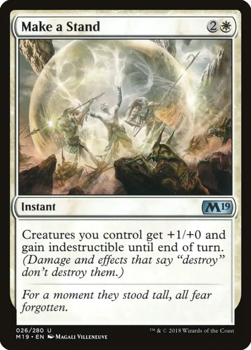 Make a Stand [Core Set 2019] - MTG Single