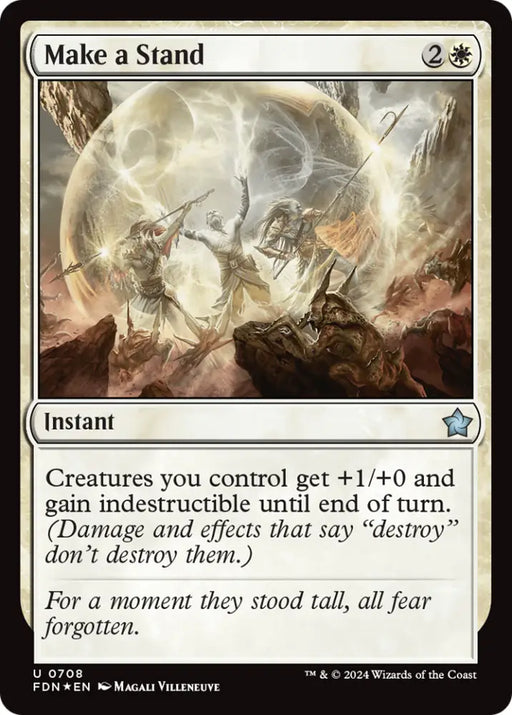 Make a Stand [Foundations] - MTG Single