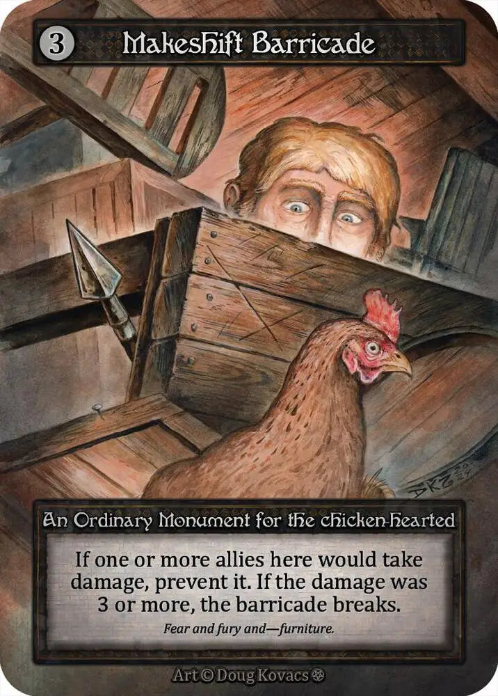 Makeshift Barricade [Gothic]