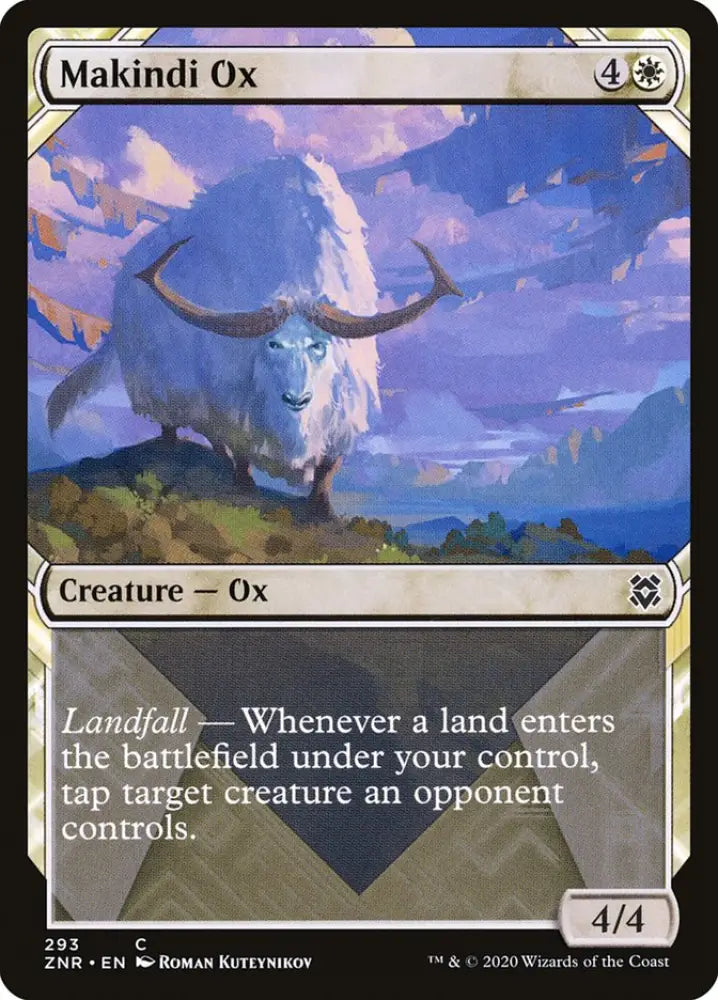 Makindi Ox (Showcase) [Zendikar Rising] - MTG Single
