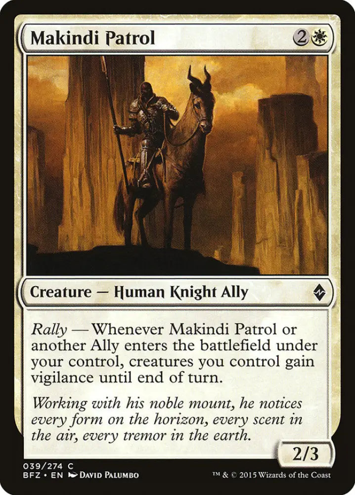 Makindi Patrol [Battle for Zendikar] - MTG Single