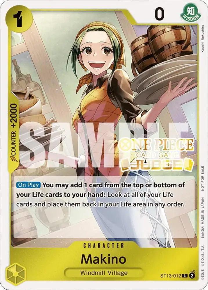 Makino (Judge Pack Vol. 4) (ST13-012) [One Piece Promotion Cards]