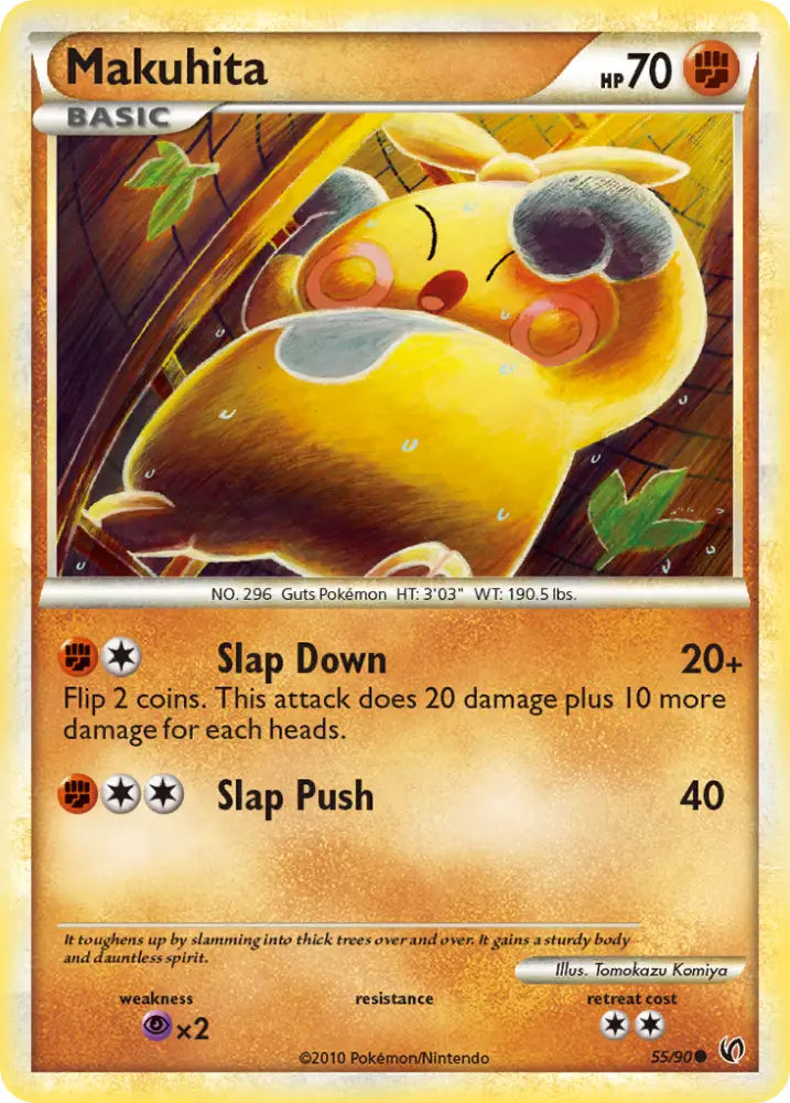 Makuhita (55/90) [HeartGold & SoulSilver: Undaunted] - Pokemon Single