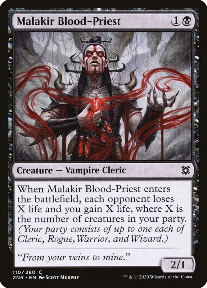 Malakir Blood-Priest [Zendikar Rising] - MTG Single