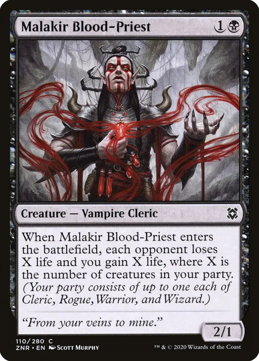 Malakir Blood-Priest [Zendikar Rising] - MTG Single