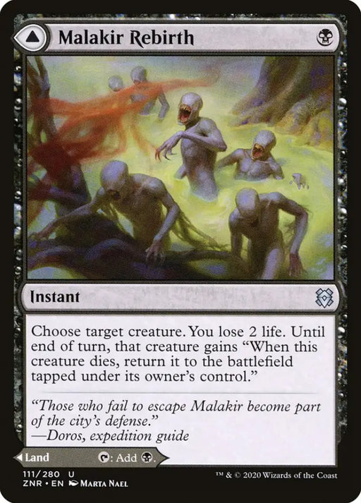 Malakir Rebirth // Malakir Mire [Zendikar Rising] - MTG Single