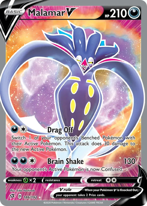 Malamar V (186/192) [Sword & Shield: Rebel Clash] - Pokemon Single