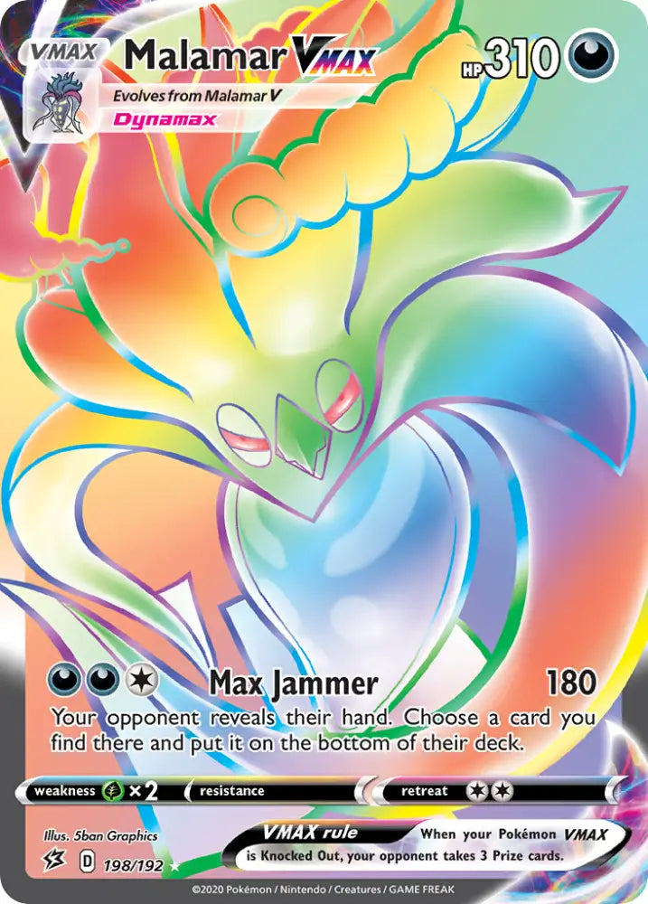 Malamar VMAX (198/192) [Sword & Shield: Rebel Clash] - Pokemon Single