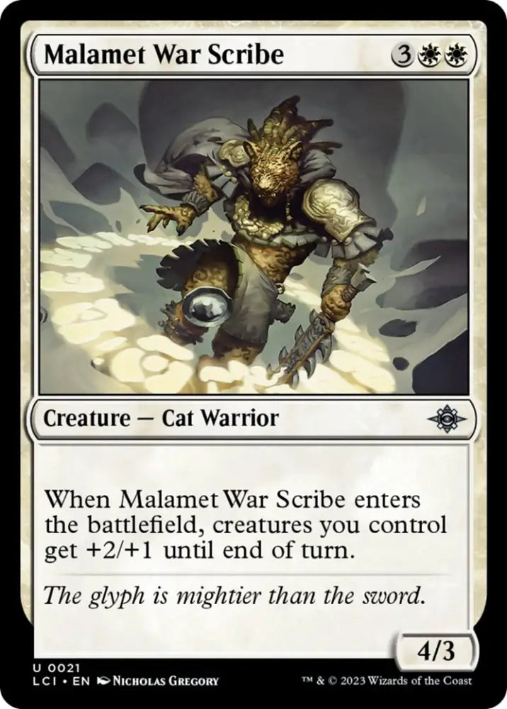 Malamet War Scribe [The Lost Caverns of Ixalan] - MTG Single