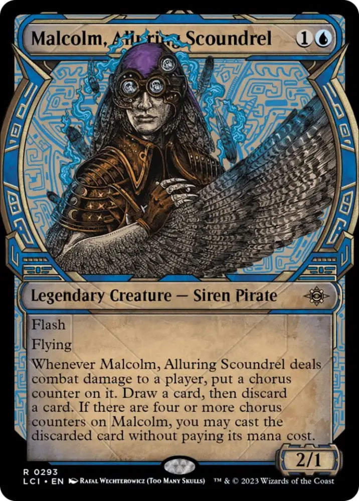 Malcolm Alluring Scoundrel (Showcase) [The Lost Caverns of Ixalan] - MTG Single