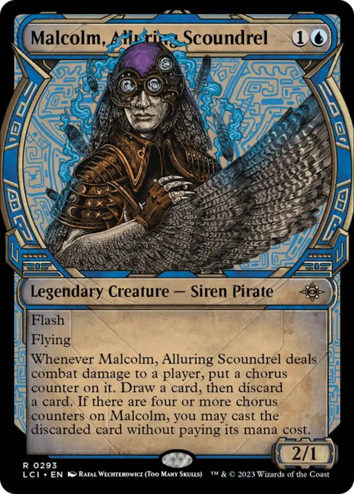 Malcolm Alluring Scoundrel (Showcase) [The Lost Caverns of Ixalan] - MTG Single