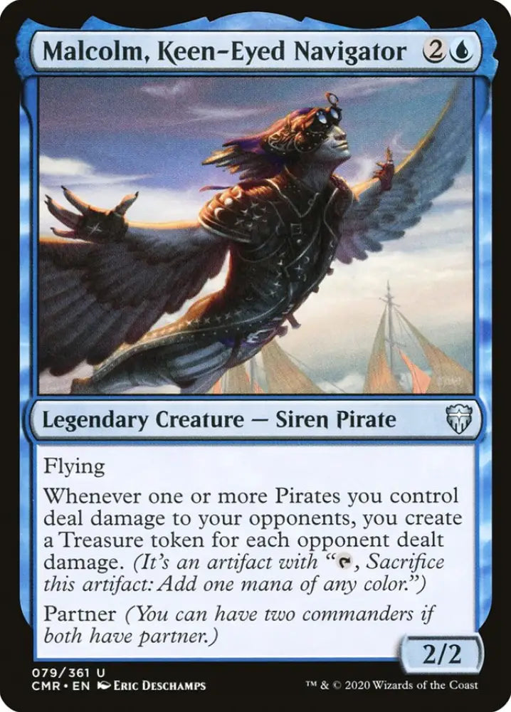 Malcolm Keen-Eyed Navigator [Commander Legends] - MTG Single