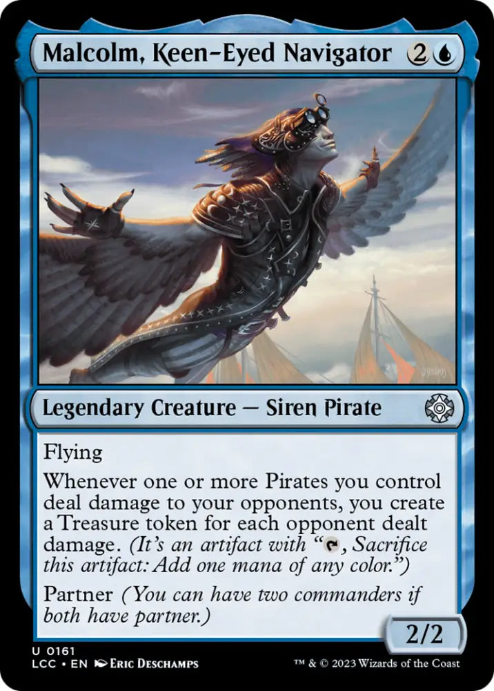 Malcolm Keen-Eyed Navigator [The Lost Caverns of Ixalan Commander] - MTG Single