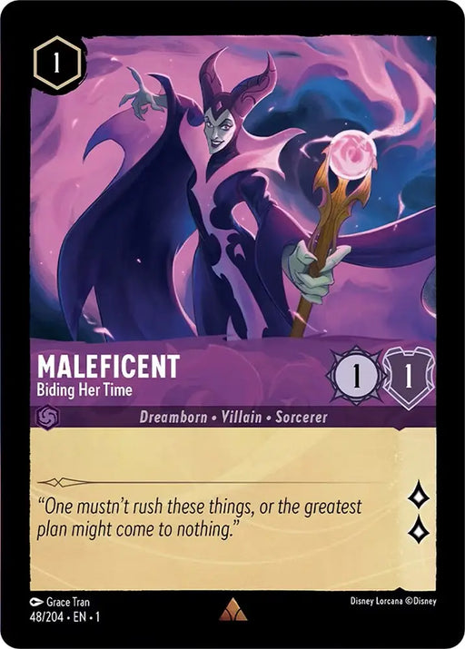 Maleficent - Biding Her Time (48/204) [The First Chapter] - Lorcana Single
