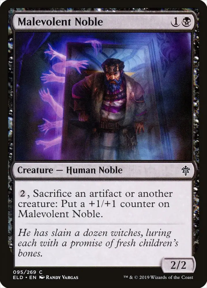 Malevolent Noble [Throne of Eldraine] - MTG Single