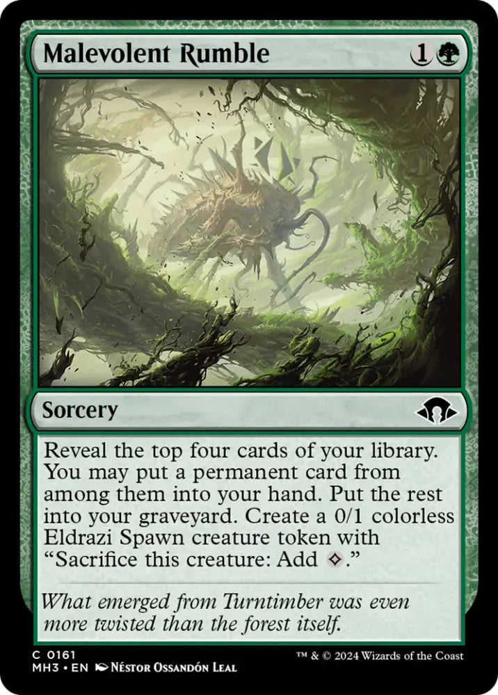 Malevolent Rumble [Modern Horizons 3] - MTG Single