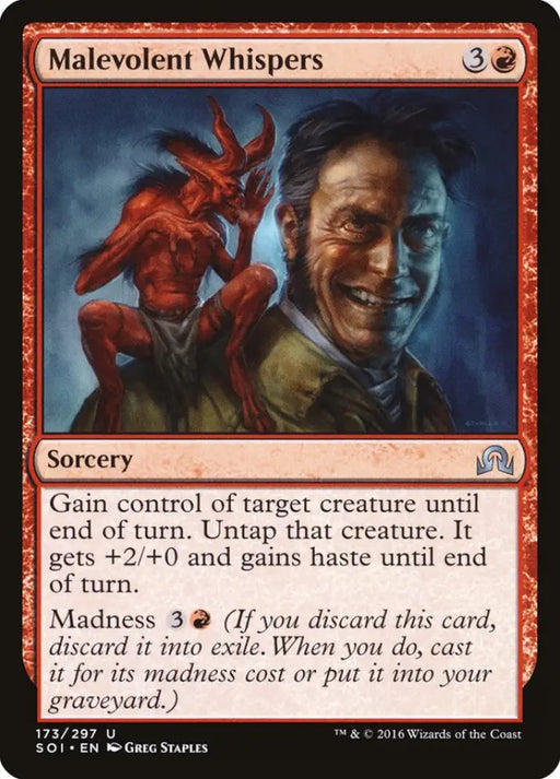 Malevolent Whispers [Shadows over Innistrad] - MTG Single