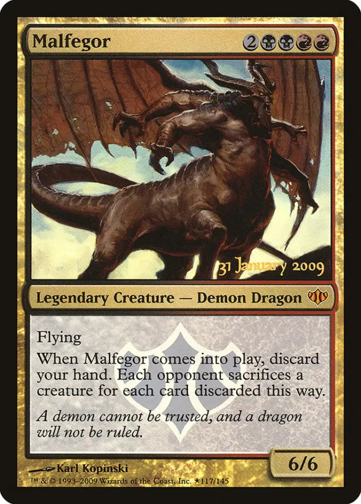 Malfegor [Conflux Promos] - MTG Single