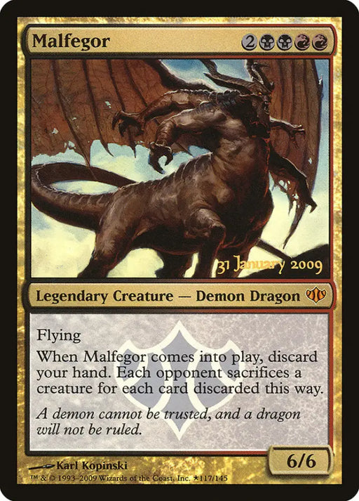 Malfegor [Conflux Promos] - MTG Single