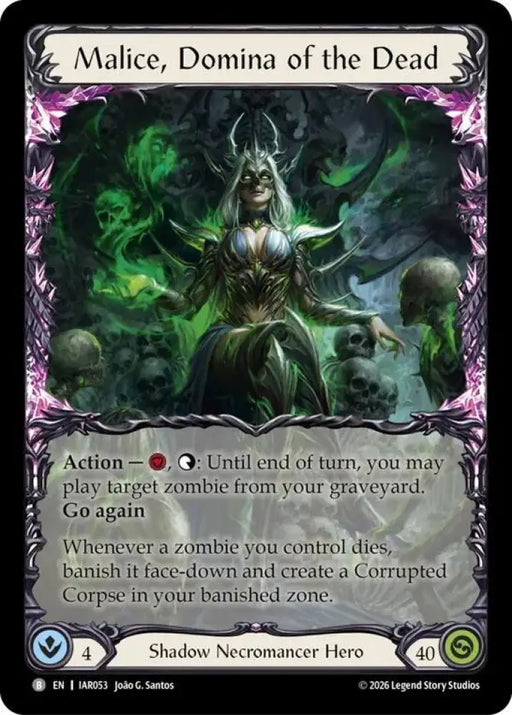 Malice, Domina of the Dead (IAR053) [Usurp the Shadow Throne]