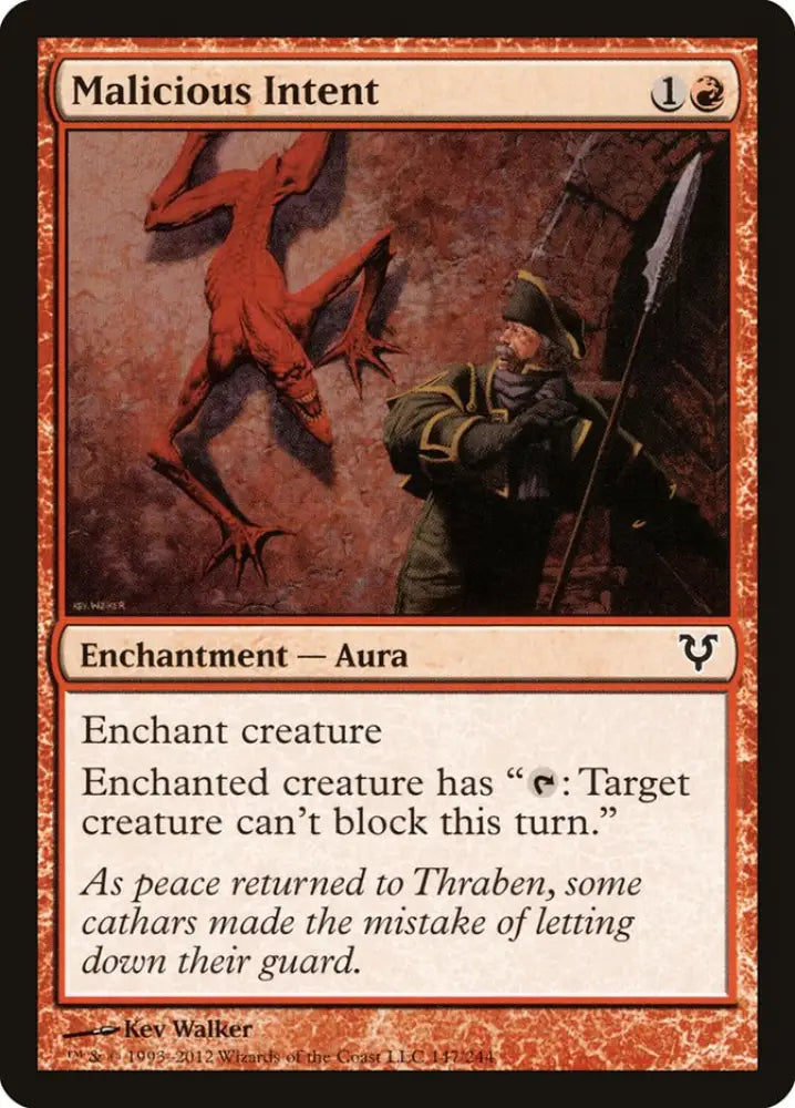 Malicious Intent [Avacyn Restored] - MTG Single