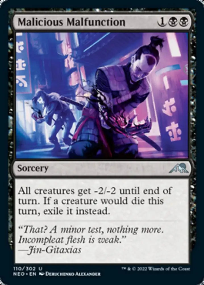 Malicious Malfunction [Kamigawa: Neon Dynasty] - MTG Single