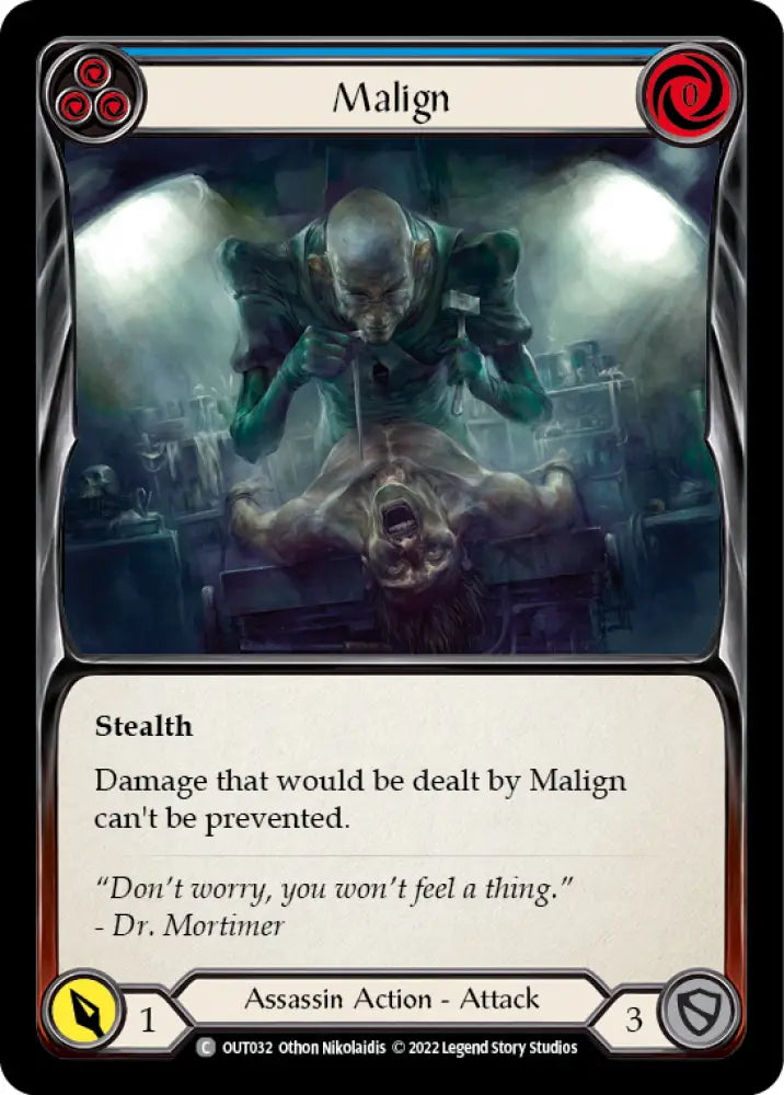 Malign (Blue) [Outsiders] - Flesh And Blood Single
