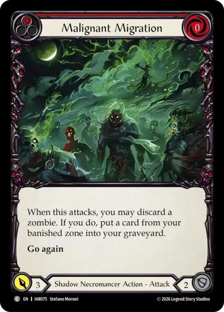 Malignant Migration (Red) (IAR075) [Usurp the Shadow Throne]