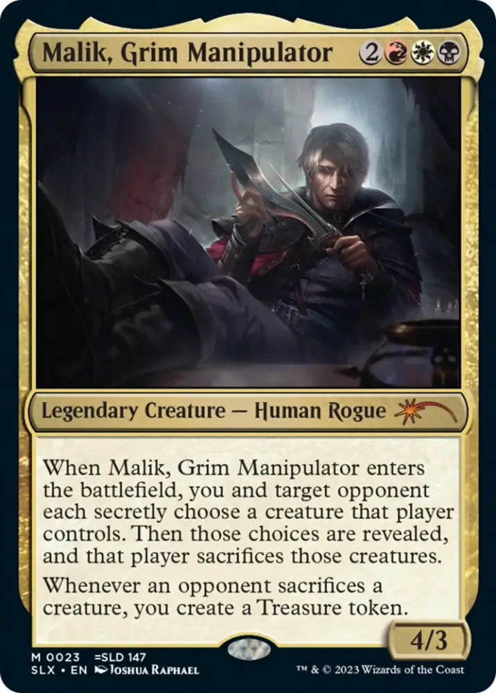 Malik Grim Manipulator [Secret Lair: Universes Within] - MTG Single