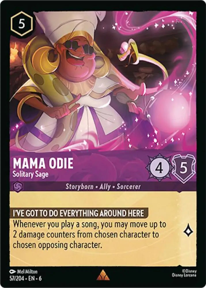 Mama Odie - Solitary Sage (57/204) [Azurite Sea] - Lorcana Single