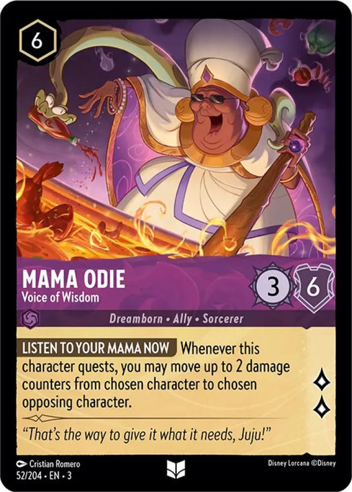 Mama Odie - Voice of Wisdom (52/204) [Into the Inklands] - Lorcana Single
