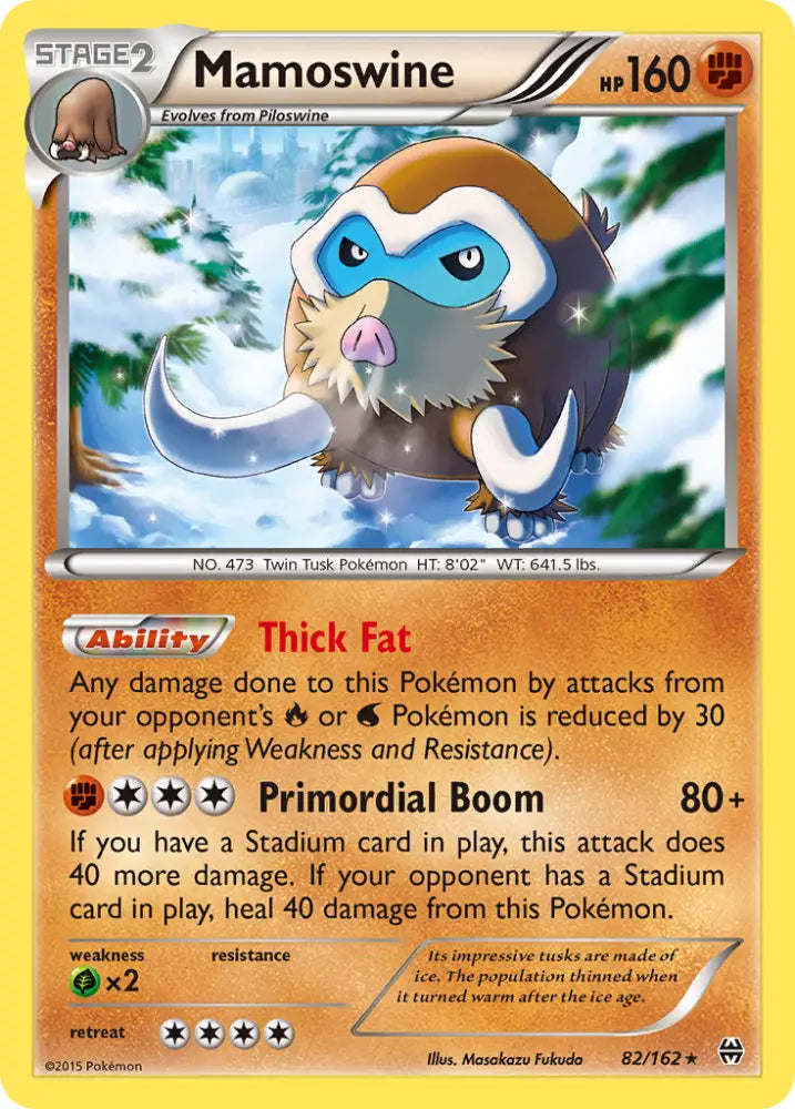 Mamoswine (82/162) [XY: BREAKthrough] - Pokemon Single