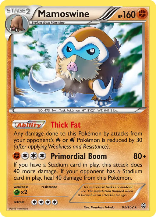 Mamoswine (82/162) [XY: BREAKthrough] - Pokemon Single