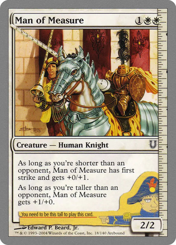 Man of Measure [Unhinged] - MTG Single