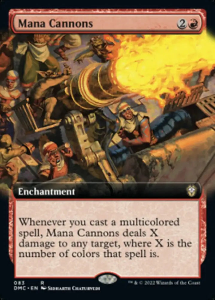 Mana Cannons (Extended Art) [Dominaria United Commander] - MTG Single